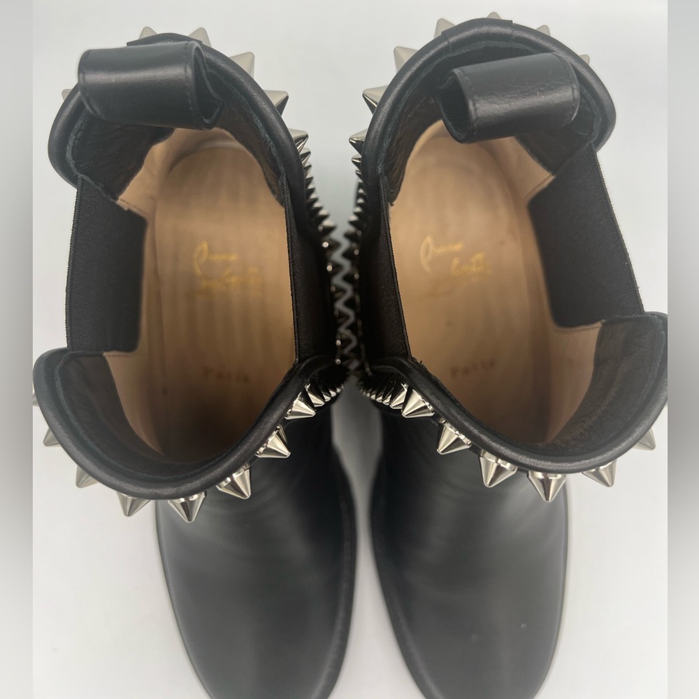 Christian Louboutin Capahutta 70 Spiked Leather Chelsea Boots - Picture 12 of 16